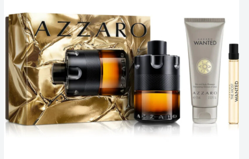 AZZARO FOREVER WANTED PERFUME GIFT SET 3 PC