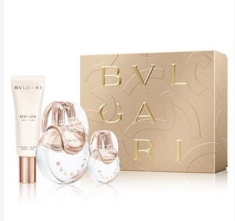 BVLGARI Omnia Crystalline 3 Pc Set  100 ML EDT+15 ML EDT