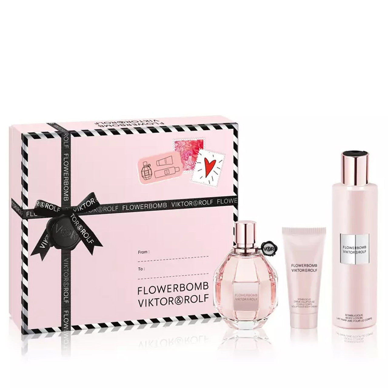 Viktor & Rolf Flowerbomb 3 Pc Set 3.4 EDP