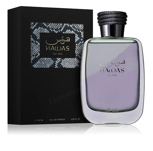 Rasasi Hawas For Him 3.4 oz Eau de Parfum 3.38 fl oz