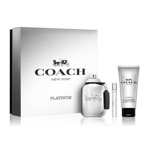 Coach New York Platinum for Men 2 Pc Gift Set