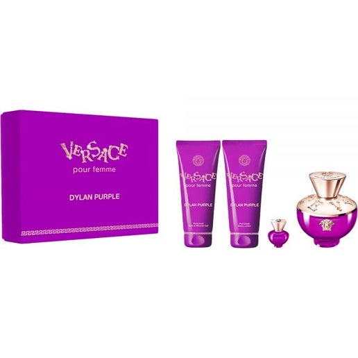 Versace Pour Femme Dylan Purple 4 Pc Set