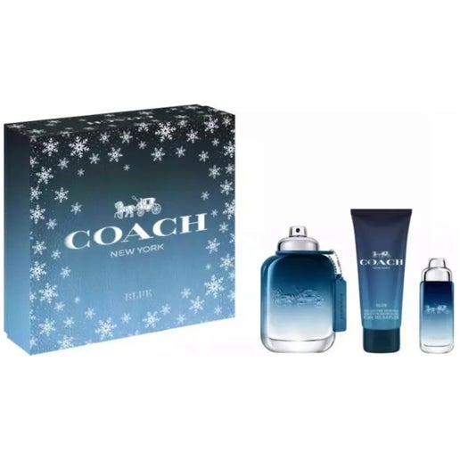 Coach New York Blue 3 Piece Set 3.3 EDT