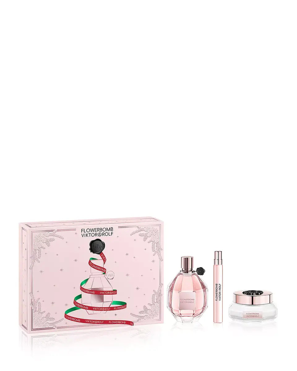 Viktor & Rolf Flowerbomb 3 Pc Set 3.4 EDP