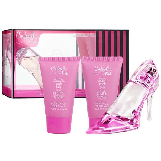 Cinderella Pink 3 PCS Gift Set EDP