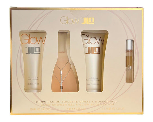 Glow By Jlo 4 pcs Set 3.4 EDT