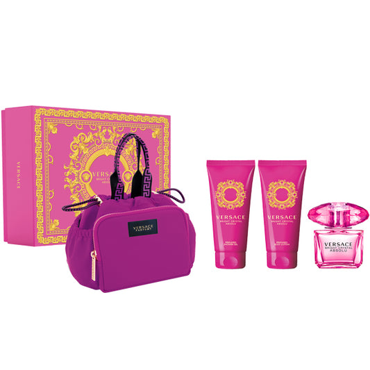 Versace Bright Crystal Absolu 3 Pc Set w/Clutch